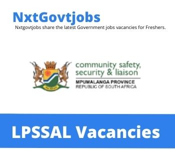New x1 Limpopo Department of Safety, Security and Liaison Vacancies 2024 | Apply Now @www.gov.za for Director General Records, Chief Professional Surveyor Jobs